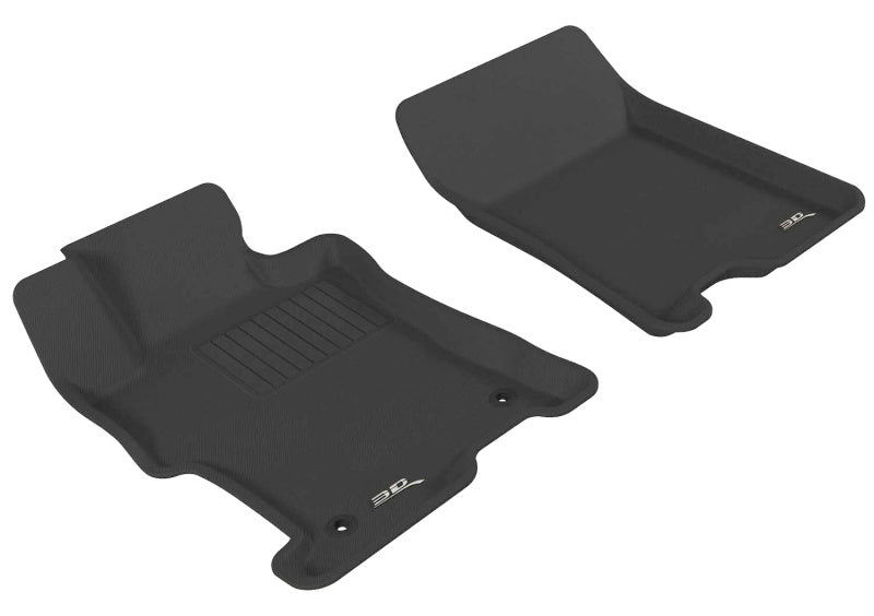 3D MAXpider Tapis de sol de 1re rangée Kagu 2008-2012 Honda Accord - noir