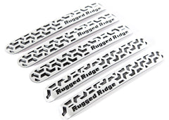 Rugged Ridge Door Handle Inserts Contrast Tread - 0717 Jku 4D