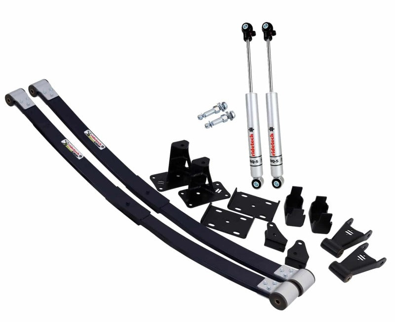 Ridetech Ressorts à lames composites avec amortisseurs RQ-S 73-87 Chevrolet C10 - abaissement 6 po - arrière