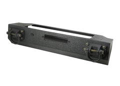 Rugged Ridge XHD Front Bumper Base with Winch Mount — 1976-1986 Jeep CJ, 1987-2006 Wrangler (YJ & TJ)