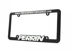 PERRIN License Plate Frame - Black w/White Lettering