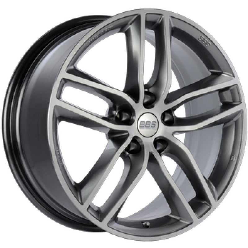 BBS SX 20x9 5x112 ET33 66.5mm CB Wheel Gloss Platinum w/ Diamond Cut Face Wheel