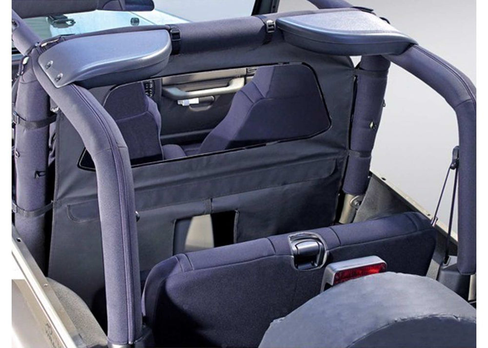 Rugged Ridge ROLL BAR Curtain GRAY 8006 JEEP Wrangler Unlimited & CJ