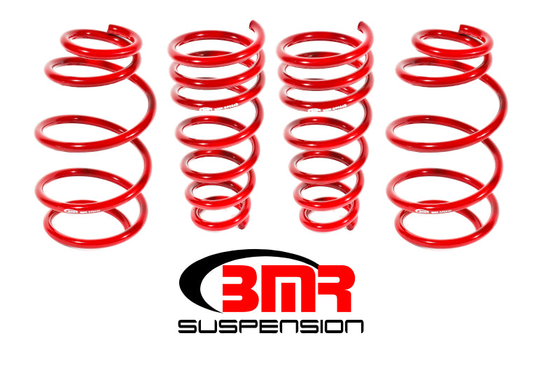 BMR Ensemble de ressorts d'abaissement (jeu de 4) 10-15 Camaro 5e génération V6 - rouge
