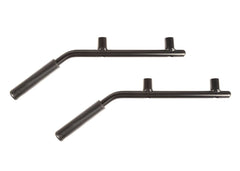 Rugged Ridge Steel Grab Handles Rear Pair Blk - 0718 JK /Jku