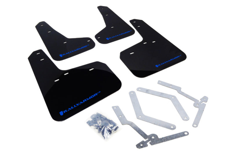 Rally Armor Garde-boue 12-19 Ford Focus ST / 16-19 RS - noir avec logo bleu