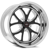 Weld Roue S76 20x9.0 / 5x5 / espacement arrière 5.75 po (plateau de montage haut), sans verrou de talon - noir