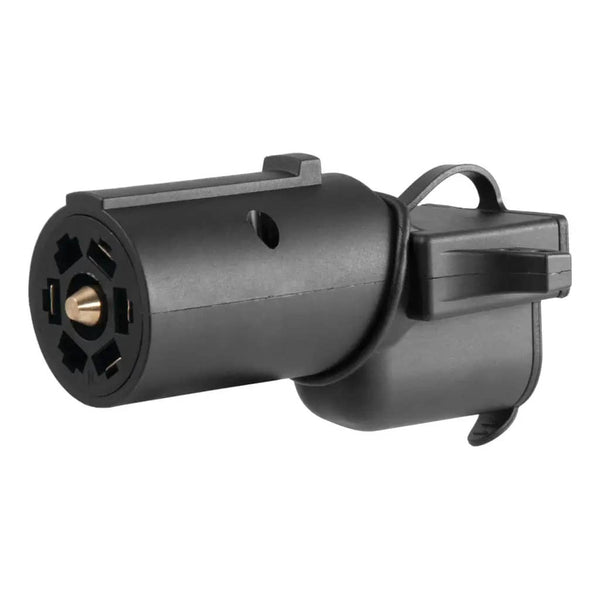CURT Adaptateur 7 voies à lames VR vers 4 plat avec alarme de recul