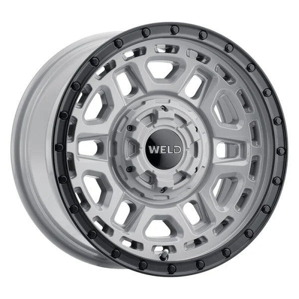 Weld Off-Road Roue Crux 17x9 po / 6x135 BP / ET 0 / alésage 106.1mm - gris Armor brillant / noir satiné