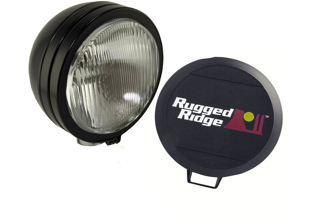 Rugged Ridge HID OFF ROAD Lighting 5 Round Black EA.