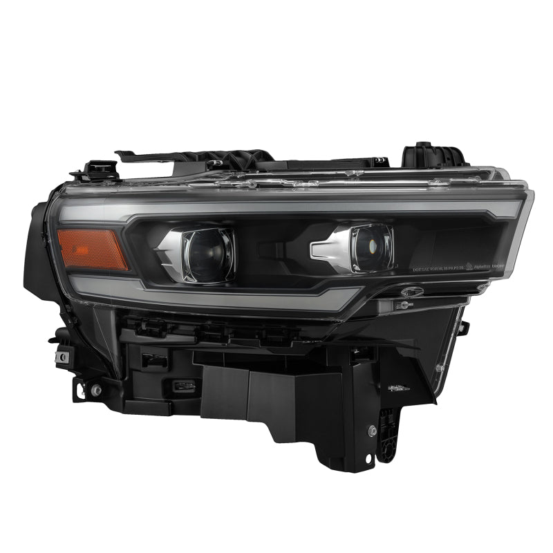 AlphaRex Phares à projecteur DEL Luxx avec éclairage d'activation/clignotant séquentiel/feux de jour Switchback 25-26 Dodge Ram 1500 - noir
