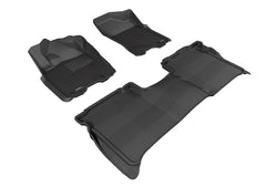 3D MAXpider Ensemble complet Kagu 09-15 Nissan Titan Crew Cab (avec boîte de rangement) - noir