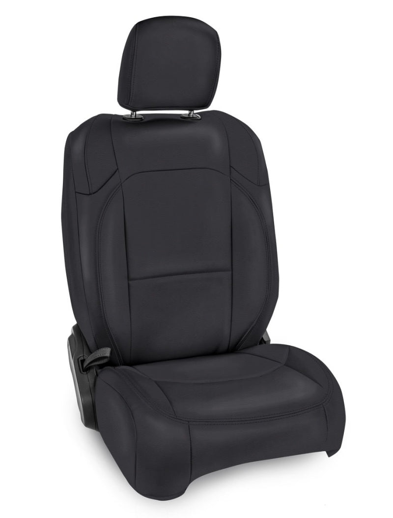PRP Housses de siège avant 2018+ Jeep Wrangler JL/2 portes/Rubicon (paire) - entièrement noir