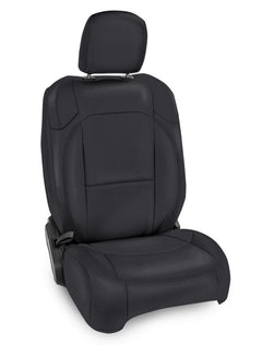 PRP Housses de siège avant 2018+ Jeep Wrangler JL/2 portes/Rubicon (paire) - entièrement noir