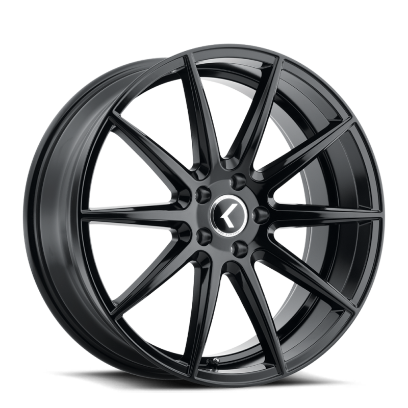 Kraze Roue KR194 Cosmos 20x8.5 / 5x108 / déport 38mm / moyeu 63.5mm - noir brillant