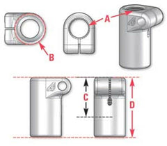 SPC Performance Récepteur d'embout à rotule à filetage à droite 5/8-18 (15110)