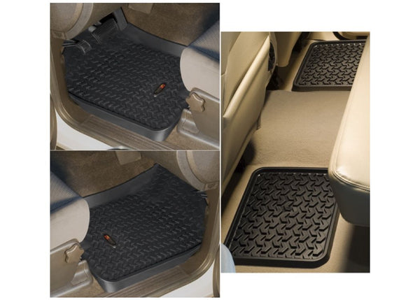 Rugged Ridge Floor Liners — 1987-1995 Jeep Wrangler YJ (YJ)