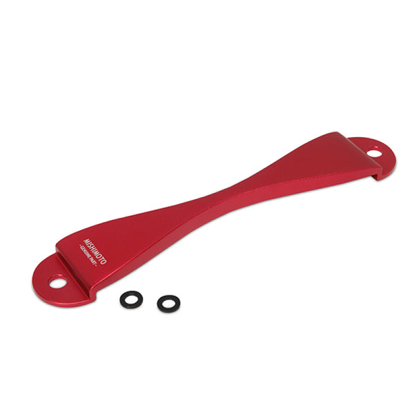 Mishimoto Attache de batterie usinée CNC Subaru - rouge