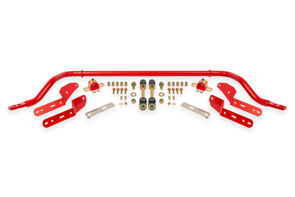 BMR 64-67 GM A-Body 1.25in Hollow 2-Hole Adjustable Front Sway Bar Kit - Red