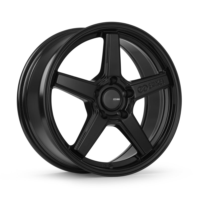 Enkei Roue Quasar 19x8 po / 5x114.3 / déport 35mm / alésage 72.6mm - noir brillant
