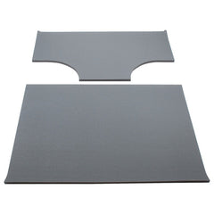 DEI Garniture de pavillon Boom Mat 03-06 Jeep Wrangler TJ 2 portes avec nacelles de haut-parleurs - 2 pièces - gris