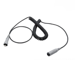 Rugged Radios Câble spiralé de rallonge STX STEREO pour casque d'écoute ou casque protecteur