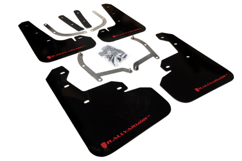 Rally Armor Garde-boue UR 17-23 Subaru Impreza 4D/5D - noir avec logo rouge