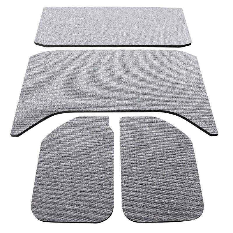 DEI Garniture de pavillon Boom Mat 11-18 Jeep Wrangler JK 4 portes - 4 pièces - gris