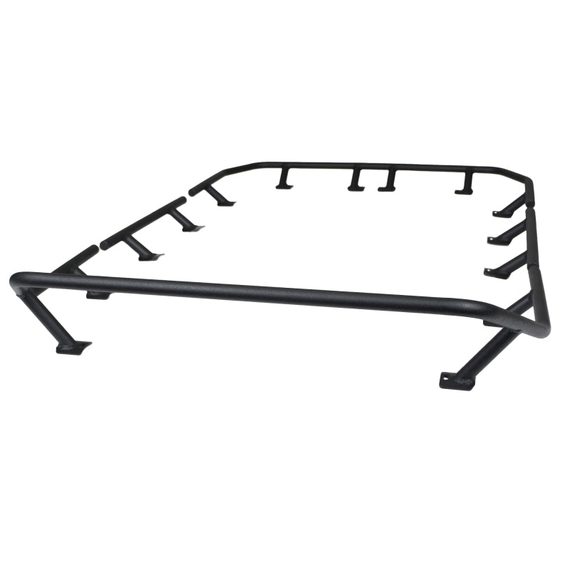 Go Rhino Ensemble de quatre rails Baja SRM300 (pour support 60x40 po) - noir texturé (rails seulement - plateforme requise)