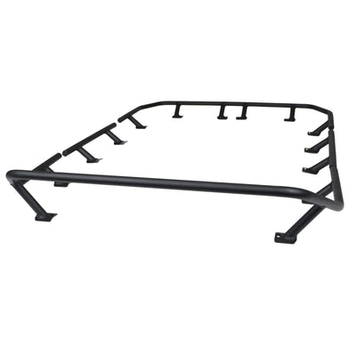 Go Rhino Ensemble de quatre rails Baja SRM300 (pour support 60x40 po) - noir texturé (rails seulement - plateforme requise)