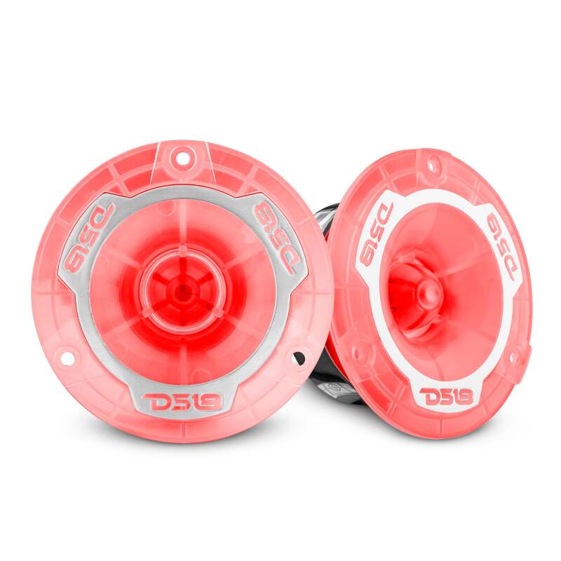 DS18 Haut-parleur d'aigus Super Bullet 3.8 po 120 watts RMS, bobine mobile en aluminium 1 po, 4 ohms, éclairage DEL RGB - paire