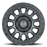 Icon Vehicle Dynamics Icon Alloys Hulse Dual Black 17 X 8.5 / 6 X 5.5 / 0Mm / 4.75In Bs