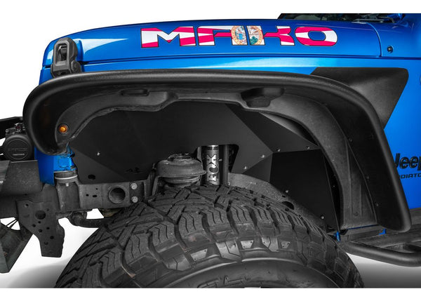 Rugged Ridge 18C Wrangler/20C Gladiator Inner Fender Liners Front Aluminum Black
