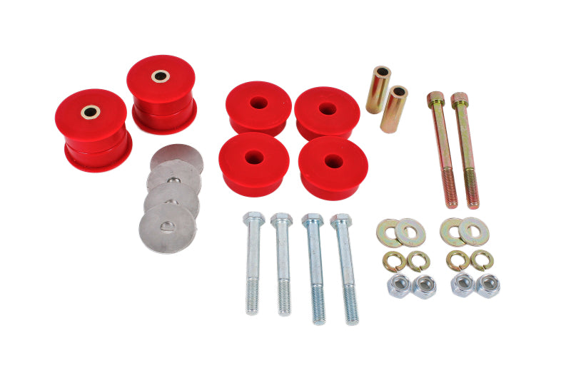 BMR Ensemble de coussinets de différentiel 15-17 S550 Mustang (polyuréthane) - rouge
