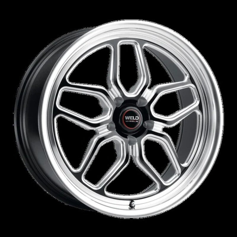 Weld Racing Wheel 17x10 Laguna Drag 5x120 ET42 BS7.2 Gloss BLK MIL DIA 78.1