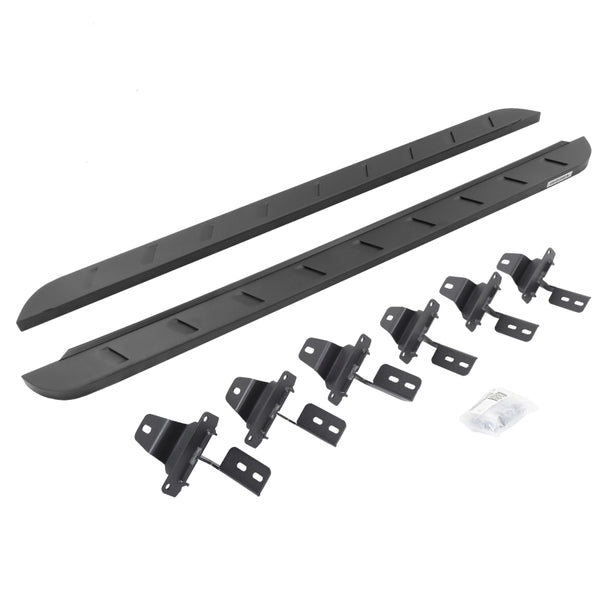 Go Rhino Running Boards — 2018+ Jeep Wrangler JK (63450673SPC)
