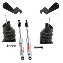 Ridetech Ensemble de ressorts pneumatiques CoolRide et d'amortisseurs RQ-S avant 58-64 Impala (pour utilisation avec bras d'origine)