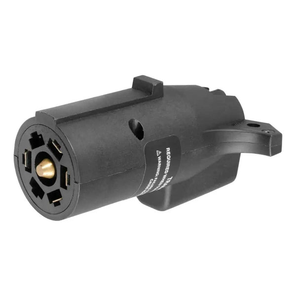 CURT Adaptateur 7 voies à DEL vers plat 4 voies ou 5 voies (reconnaît les feux de remorque à DEL)