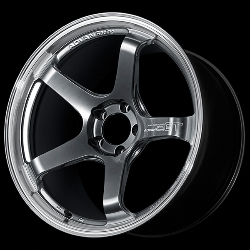 Advan Roue GT Beyond 19X10.5 / +24 déport / 5x114.3 BC / +24mm alésage / noir Hyper Platinum usiné