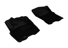 3D MAXpider Tapis de sol de 1re rangée Kagu 2009-2015 Nissan Titan King/Crew Cab - noir