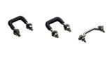 Kentrol Ensemble d'attaches de pare-brise 55-86 Jeep CJ - argent poli