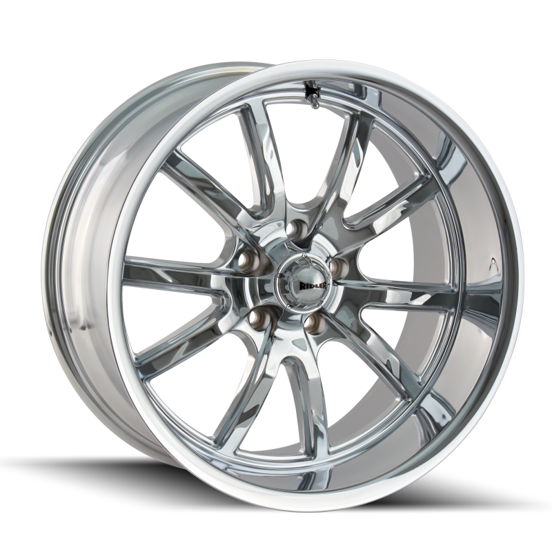 Ridler Roue 650 18x8 / 5x120.65 BP / déport 0mm / moyeu 83.82mm - chrome
