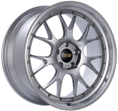 BBS Roue LM-R 20x9.5 5x120 ET23 -82mm PFS/clip requis - centre argent diamant, rebord taillé au diamant