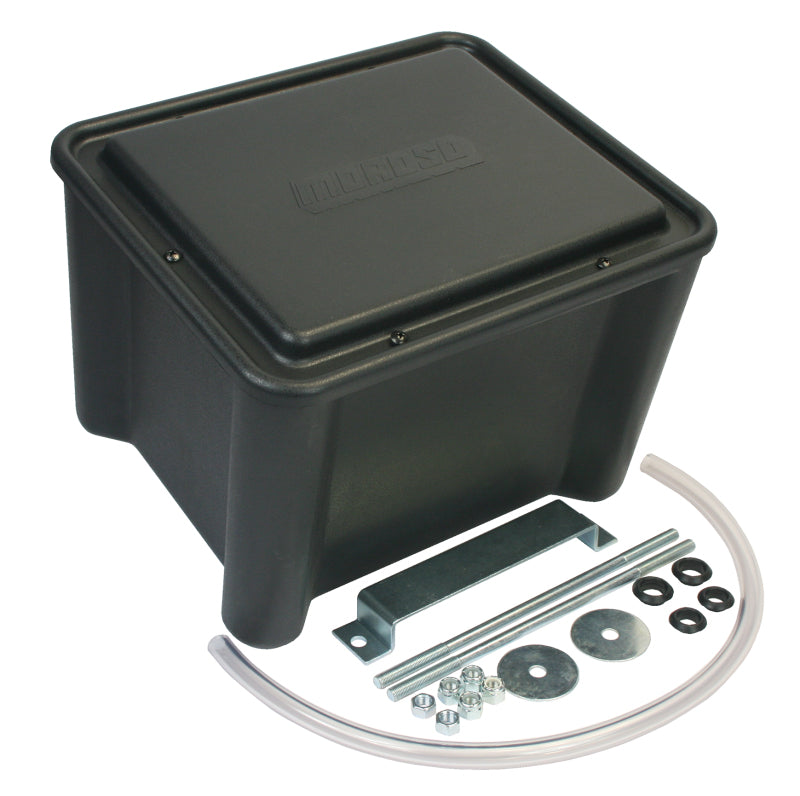 Moroso Boîtier de batterie scellé avec quincaillerie de montage - noir
