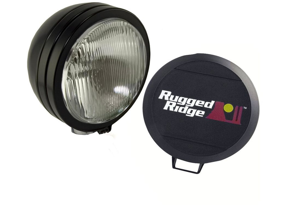 Rugged Ridge HID OFF ROAD Lighting 6 Round Black EA.