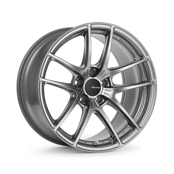 Enkei NVR5 18x9.5in / 5x112 BP / ET27 / 66.5mm Bore - Dark Hyper Silver Wheel