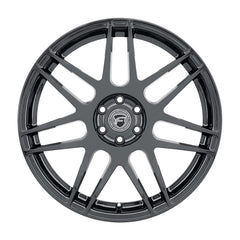 Forgestar Roue F14 17x9 / 5x114.3 / ET35 / 6.4 po BS - noir brillant