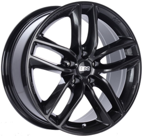 BBS SX 20x9 5x114.3 ET42 Crystal Black Wheel -82mm PFS/Clip Required