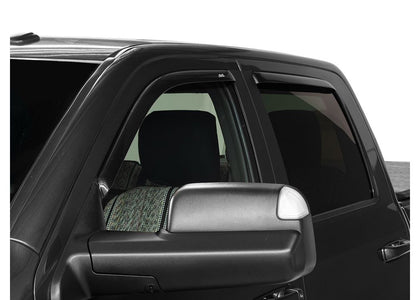Auto Ventshade 2009-2018 Ram 1500/2010+ Ram 2500/3500 (2019-2021 Classic)Crew/Mega Cab 4Pc Inchannel Ven
