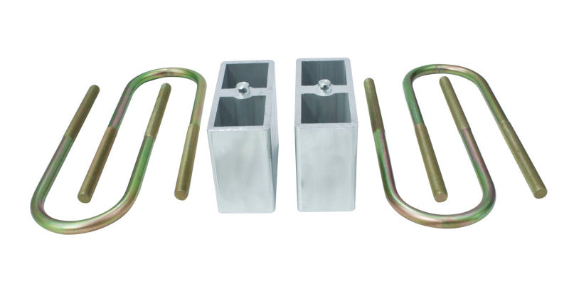 MaxTrac Cales d'abaissement arrière 4 po et boulons en U 82-04 Chevrolet S10 2WD